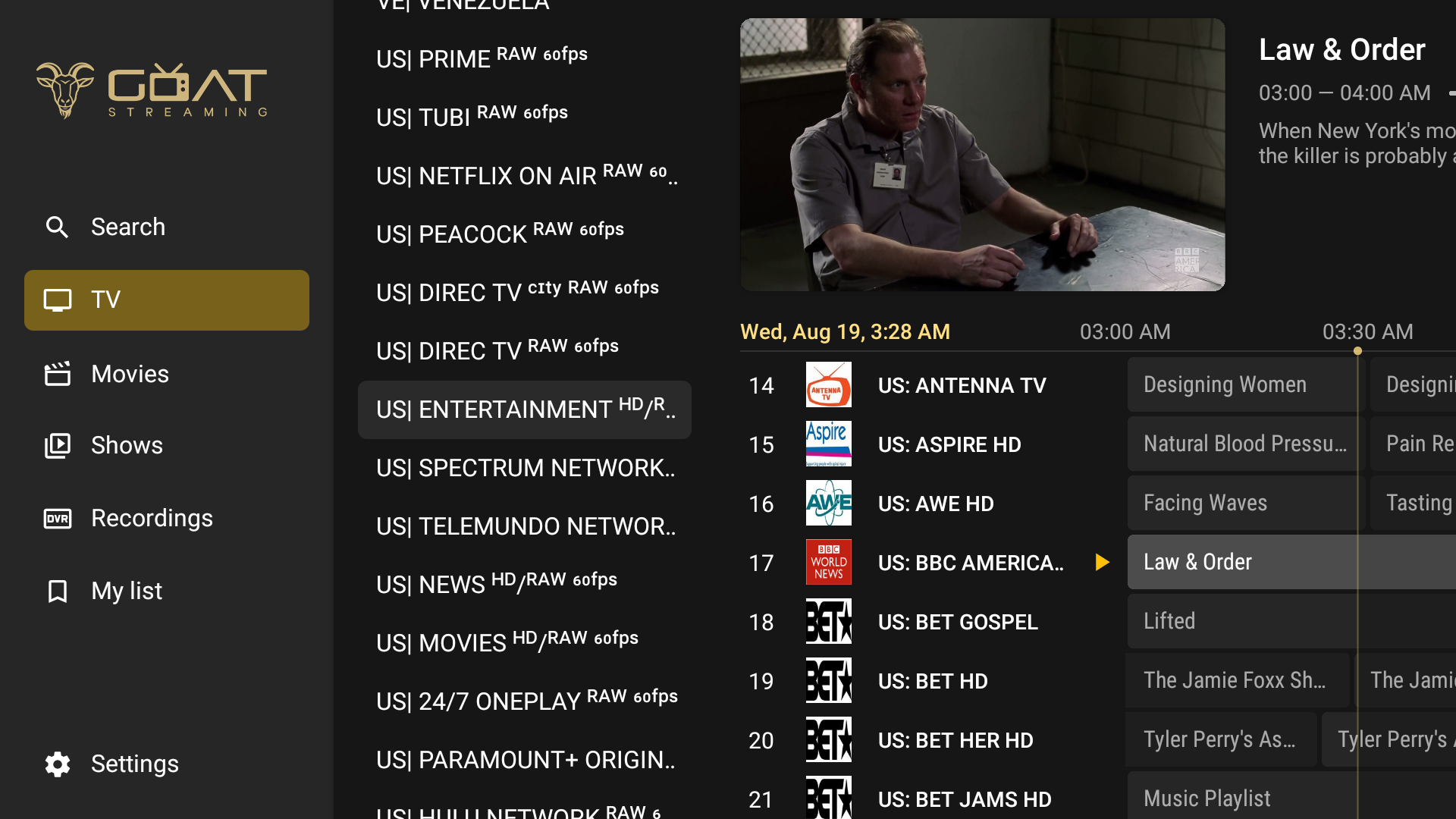 GOAT Interface 1